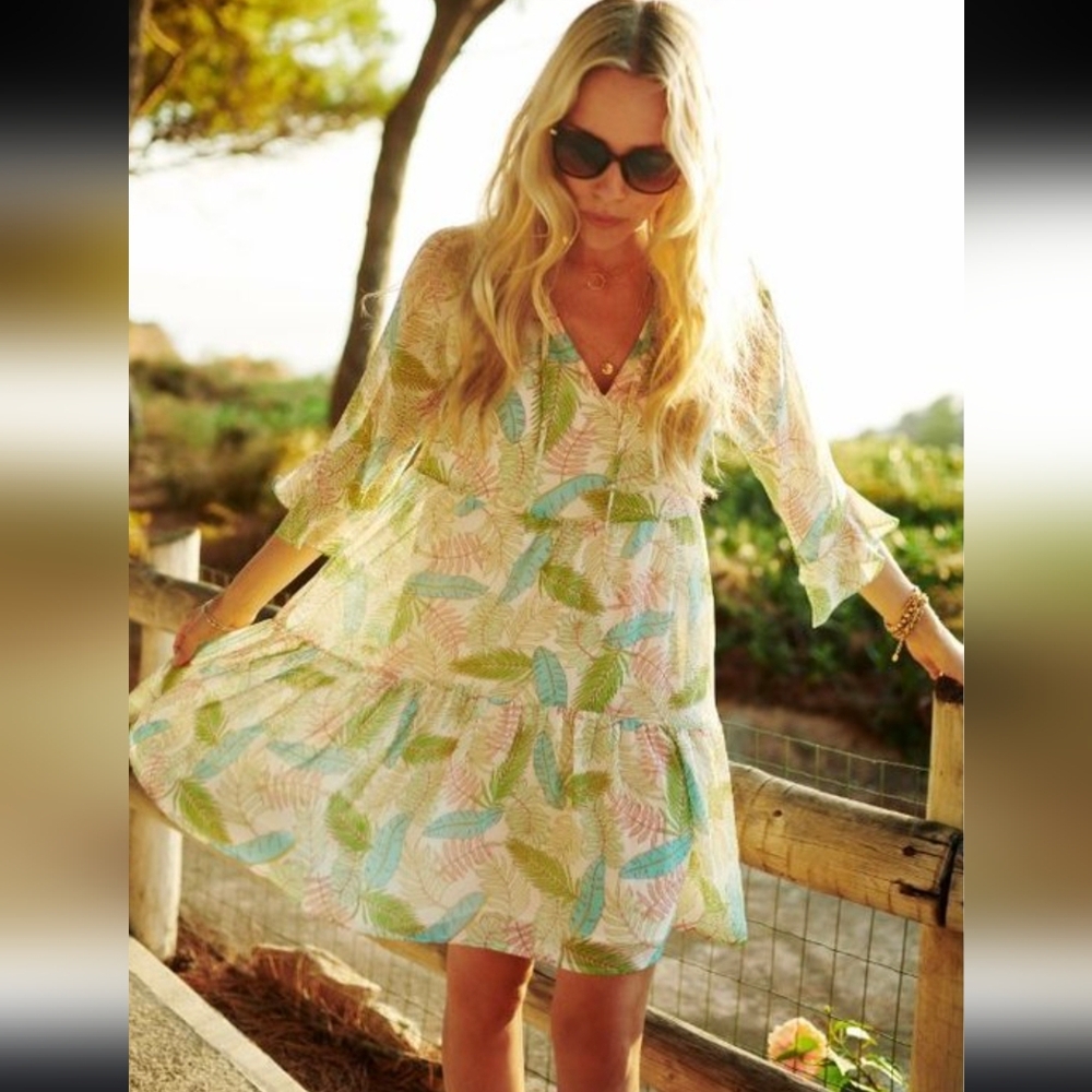 Esqualo Garden Print‎ Mini Dress